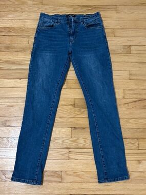 Kenneth Cole Men's Straight Jeans - Dark Blue